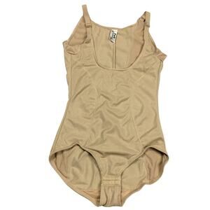 Maidenform Shapewear Ultimate Slimmer Torsette‎ Bodyshaper Women's Medium Beige